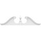 Ekena Millwork Rams Head Architectural Grade PVC Pediment (Urn Ships Unattached in Box), 58"W x 14-1/2"H x 2-3/4"P PEDPS058X145RHP00 - alternate 2